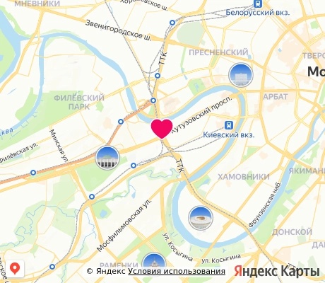 На карте
