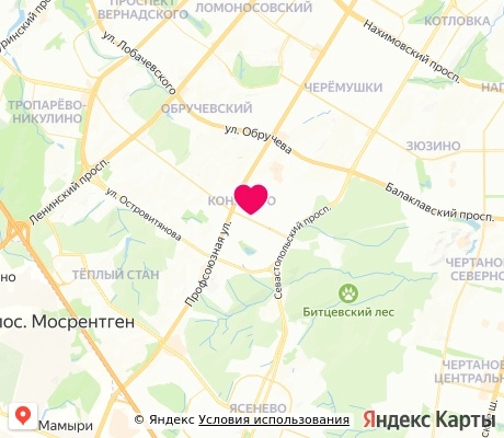 На карте