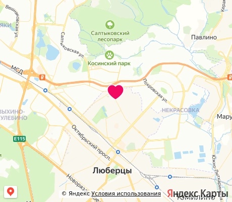 На карте