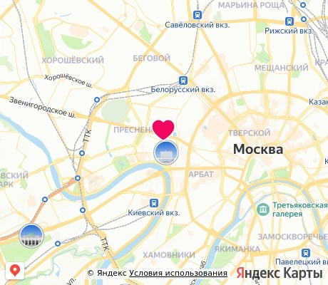 На карте
