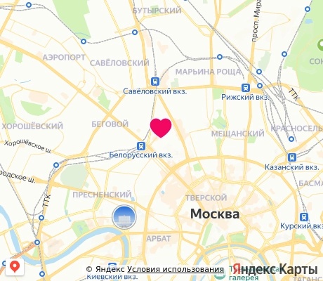 На карте