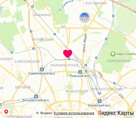 На карте