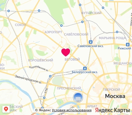 На карте