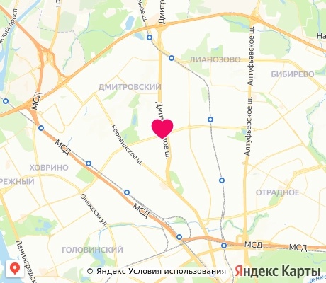 На карте