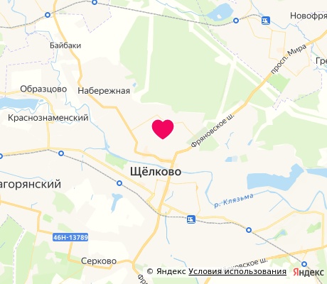 На карте