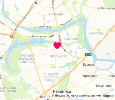 На карте
