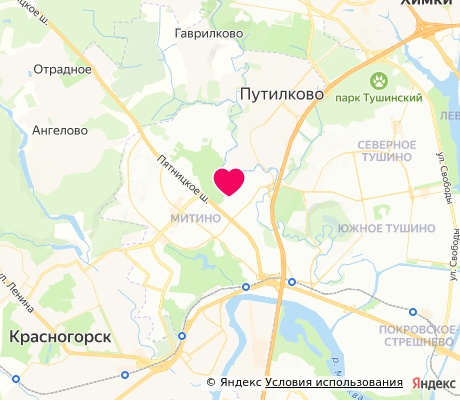 На карте