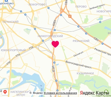 На карте