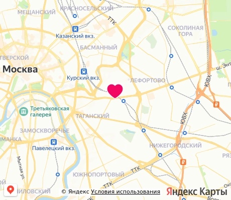 На карте