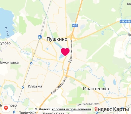На карте