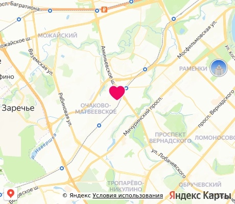 На карте