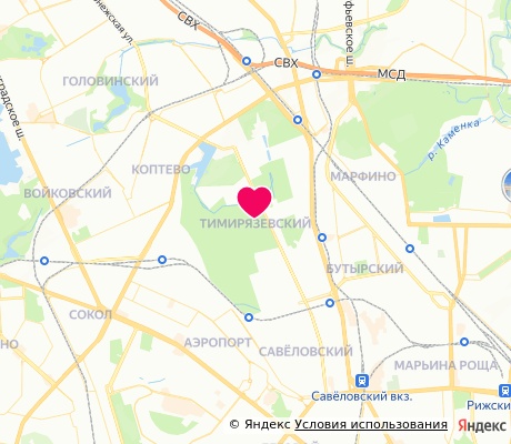 На карте