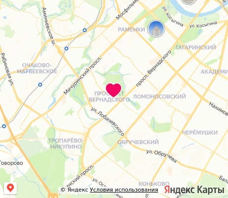 На карте