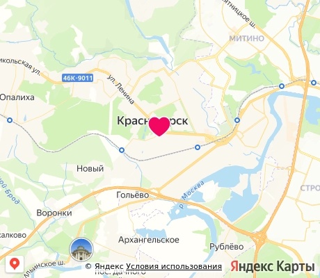 На карте