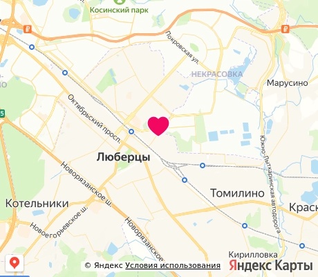 На карте