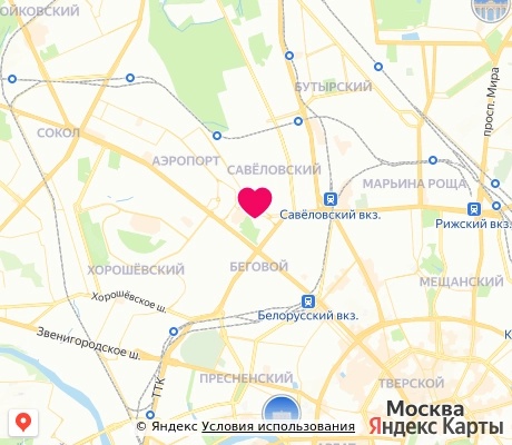 На карте