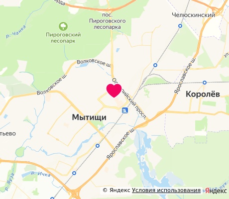 На карте