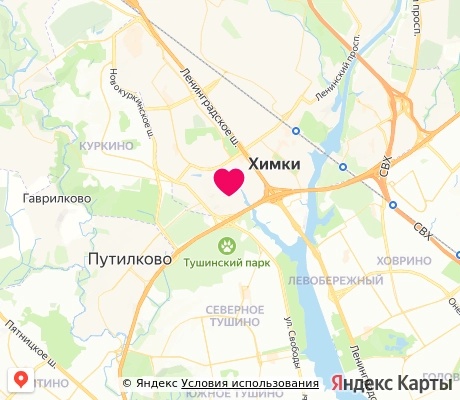 На карте