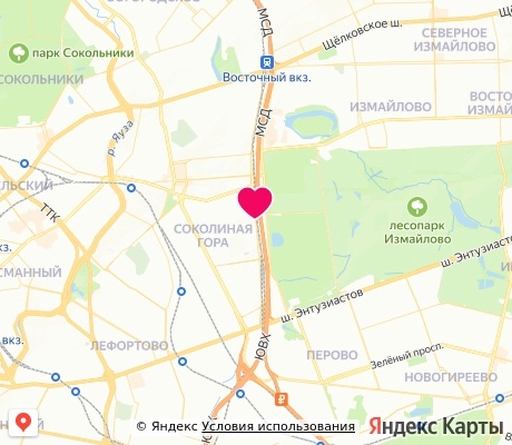 На карте