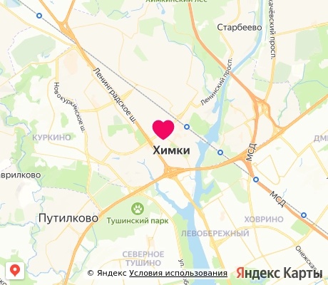 На карте