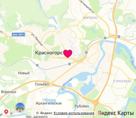 На карте