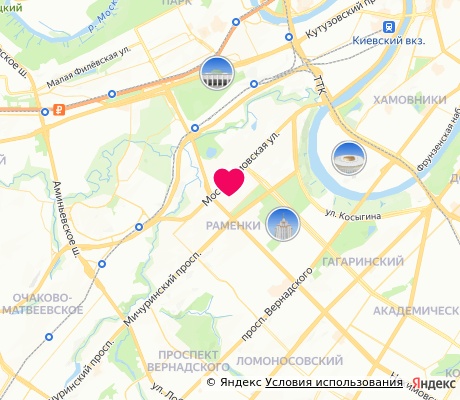 На карте