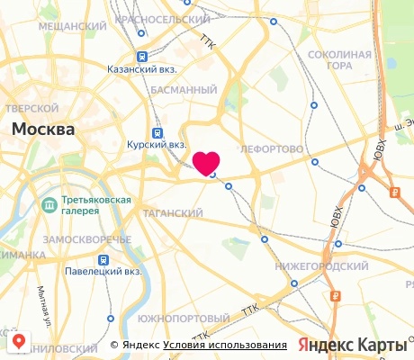 На карте