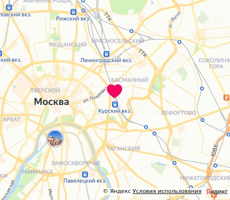 На карте