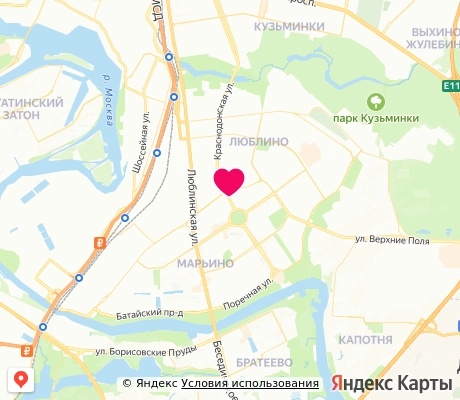 На карте