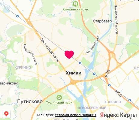 На карте