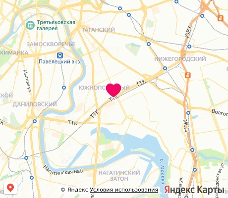 На карте