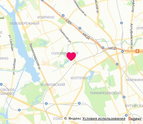 На карте
