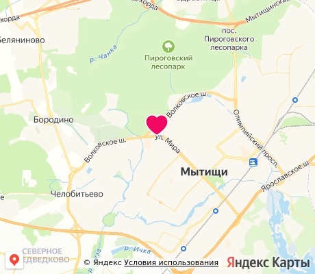 На карте