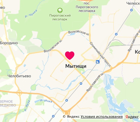 На карте