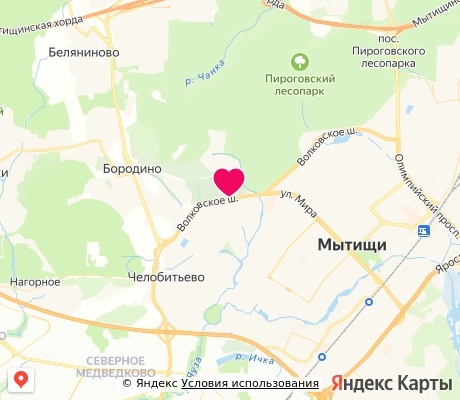 На карте