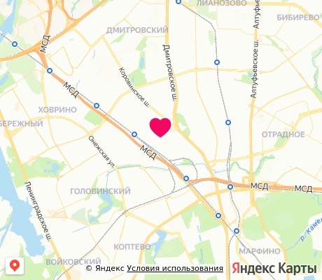 На карте