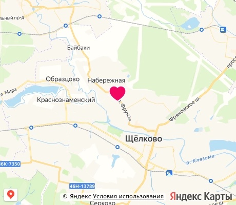 На карте