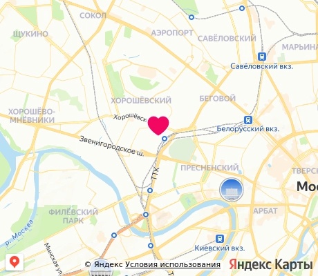 На карте