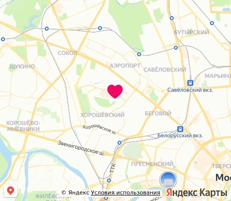 На карте