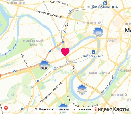 На карте