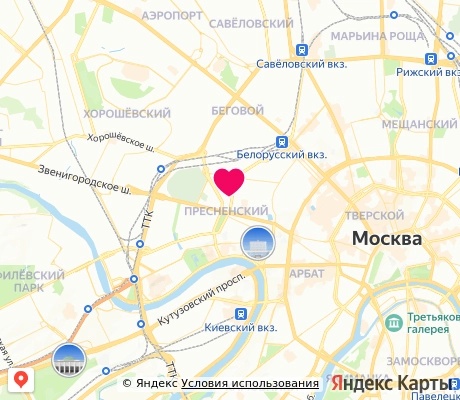 На карте