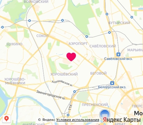 На карте