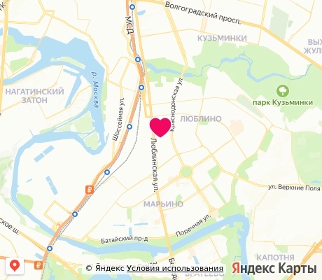 На карте