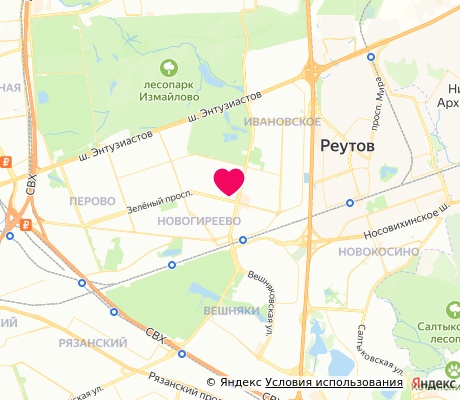 На карте