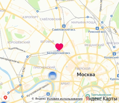 На карте