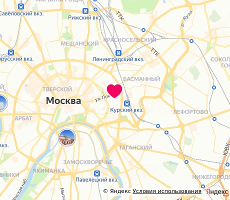 На карте