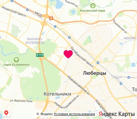 На карте