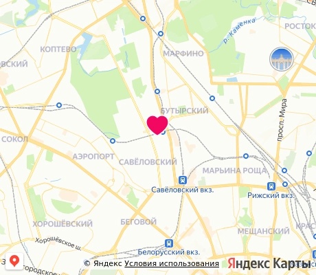 На карте