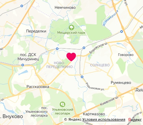 На карте