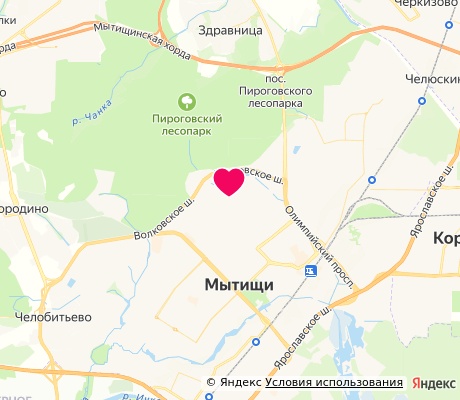 На карте